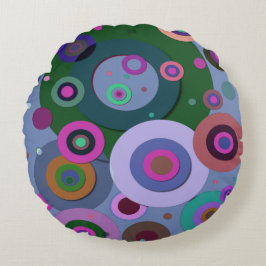 Almofada Redonda Círculos internos nº 11