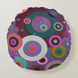 Almofada Redonda Círculos internos nº 12