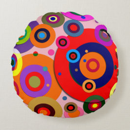 Almofada Redonda Círculos internos nº 18