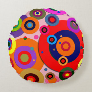 Almofada Redonda Círculos internos nº 18