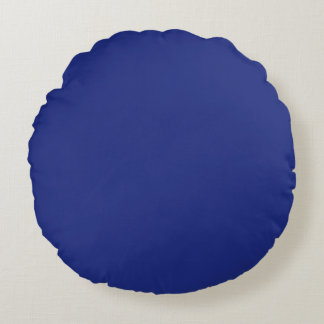 Almofada Redonda Classic Dark Blue Accent Throw Pillow