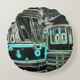 Almofada Redonda CLRV Neon no stn Round Cotton Travesseiro