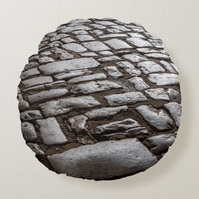 Almofada Redonda Cobblestones Moonlit (Frente)