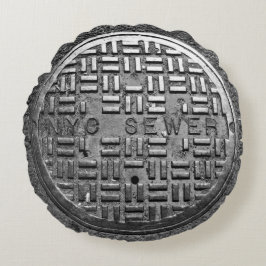 Almofada Redonda Cobrir do esgoto de NYC