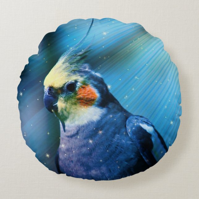 Almofada Redonda Cockatiel (Frente)