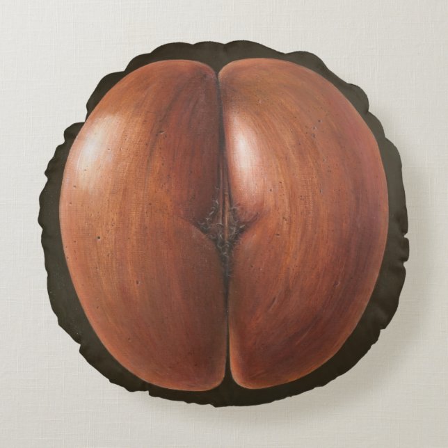 Almofada Redonda Coco de Mer Maldives 2012 (Frente)