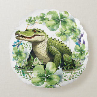 Almofada Redonda cocodrillo