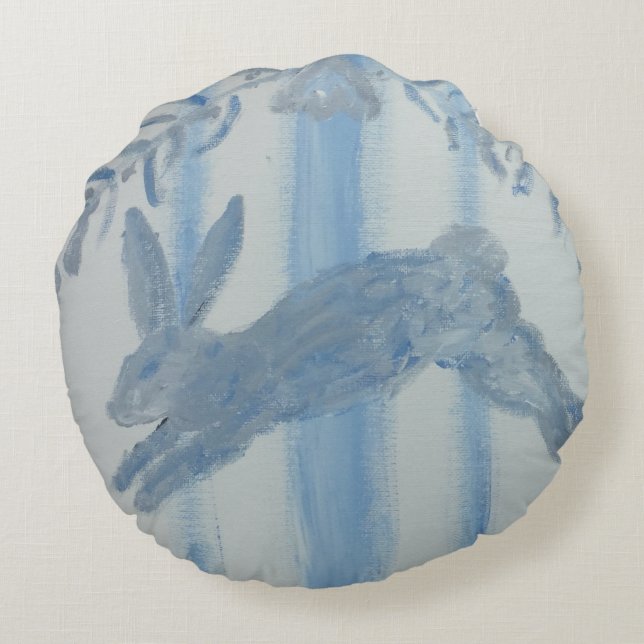 Almofada Redonda Coelho coelho francês (Verso)