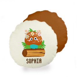 Almofada Redonda Cogumelos