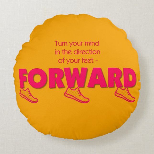 Almofada Redonda Coleção de encaminhamento (Frente)