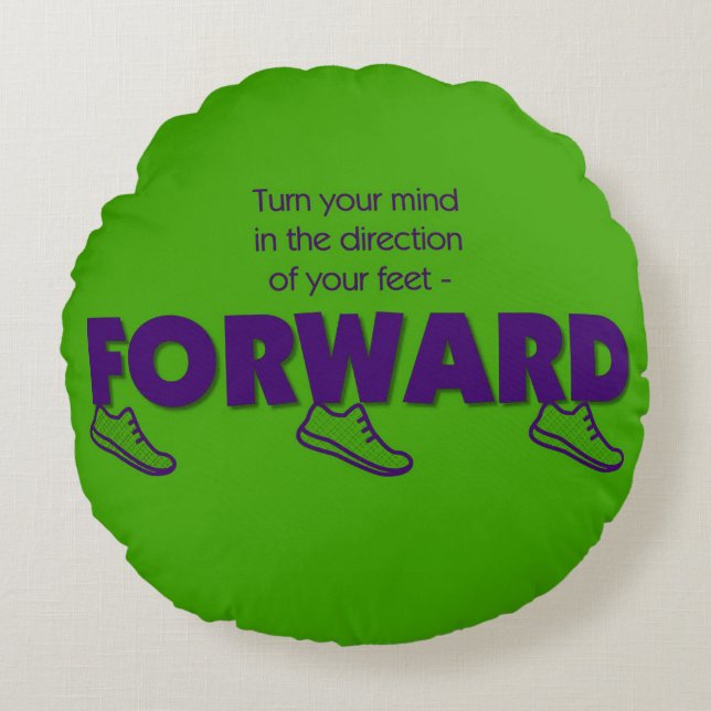 Almofada Redonda Coleção de encaminhamento (Frente)