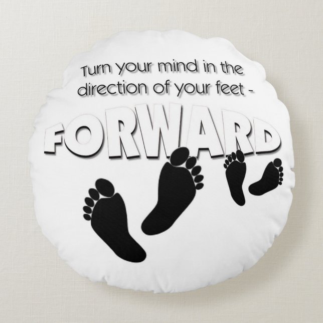 Almofada Redonda Coleção de encaminhamento (Frente)