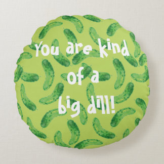 Almofada Redonda Coloque-Me Rico!