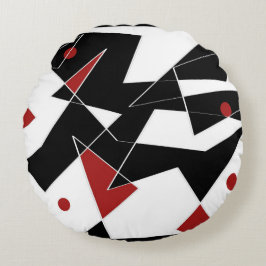 Almofada Redonda Coloque os Red Balls