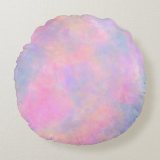 Almofada Redonda Combinação fantástica de cores de Pastel