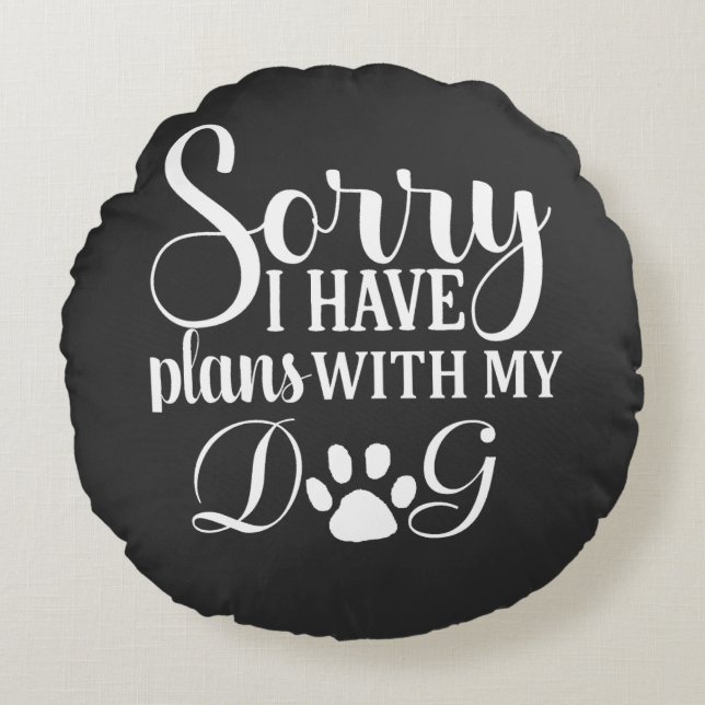 Almofada Redonda Comida Real Canin (Frente)