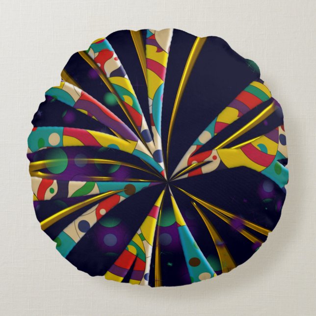 Almofada Redonda Comme un soleil  (Frente)