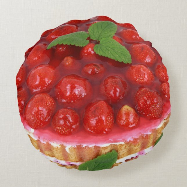 Almofada Redonda Compro de bolso - Adicionar logotipo para personal (Verso)