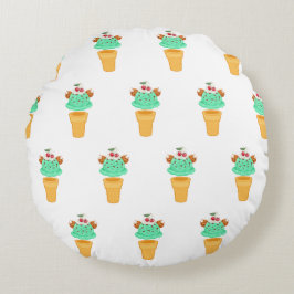 Almofada Redonda cone sorvete