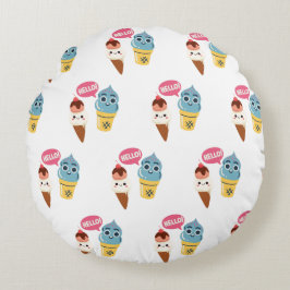 Almofada Redonda cone sorvete