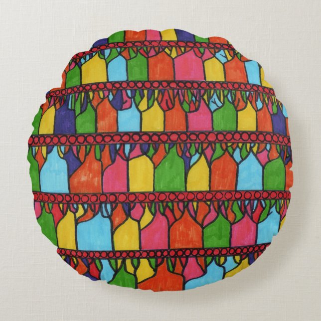 Almofada Redonda Conexão (Frente)