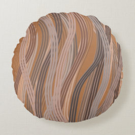 Almofada Redonda Conexões Curvas