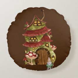 Almofada Redonda Conheça o Toadstool!