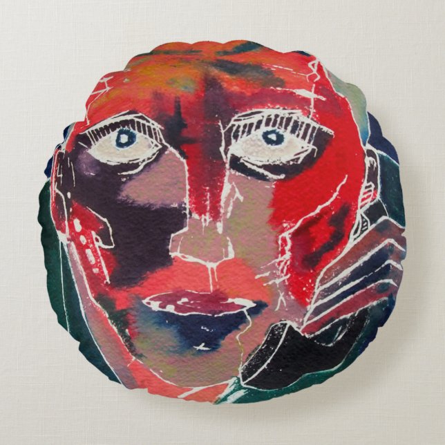 Almofada Redonda Conversação (Frente)