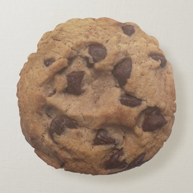 Almofada Redonda cookie chip de chocolate (Frente)