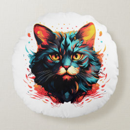ALMOFADA REDONDA COR CAT
