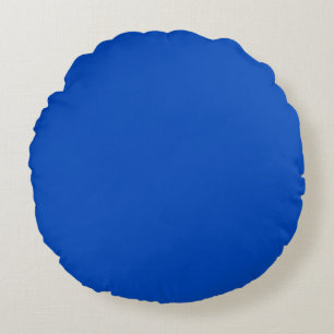 Almofada Redonda Cor da chave croma azul