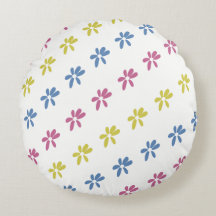 Cor Floral Colorida Rosa Azul Amarelo