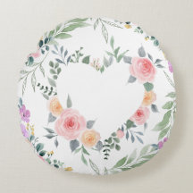 Coração de Flor Rosa