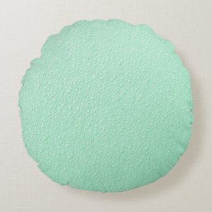 Almofada Redonda Cores na moda do verde Pastel da hortelã