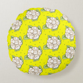 Almofada Redonda Coroa de Neve