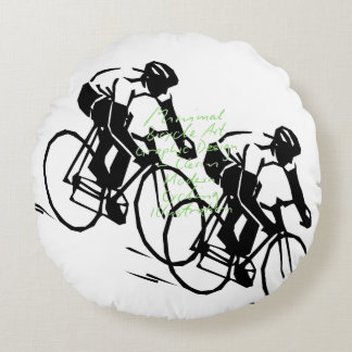 Almofada Redonda Corrida de Ciclismo