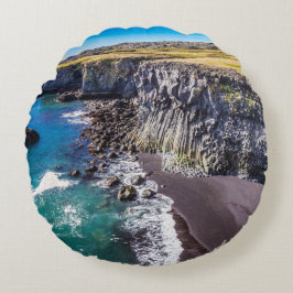 Almofada Redonda Costa Hellnahraun, Islândia