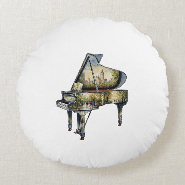 Almofada Redonda coussin piano (Frente)