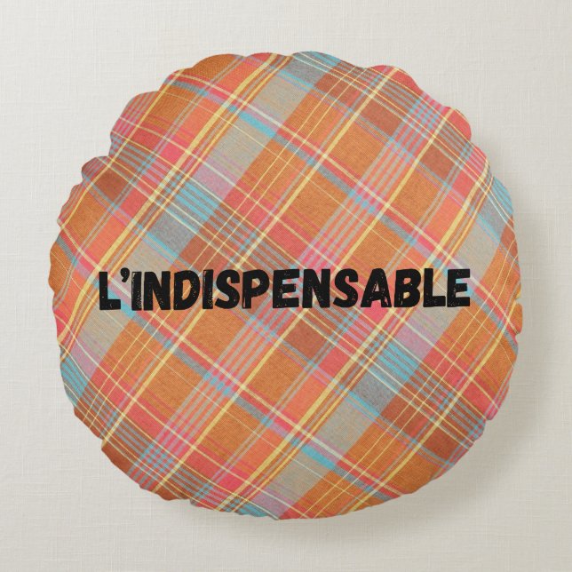 Almofada Redonda Coussin rond L'indispensable (Frente)
