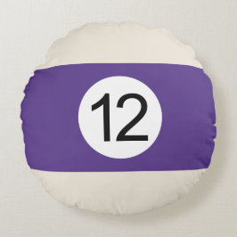Almofada Redonda Coussins Ronds Boule de Billard #12