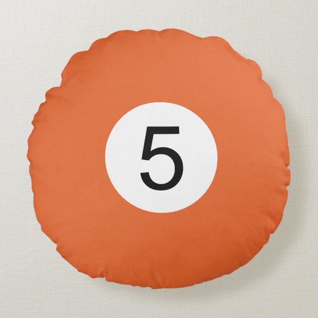 Almofada Redonda Coussins Ronds Boule de Billard #5 (Frente)
