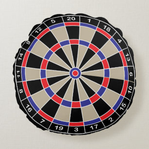 Almofada Redonda Coxim do lance do Dartboard