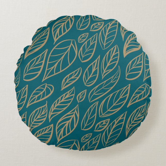 Almofada Redonda Cozy Botanical  (Frente)