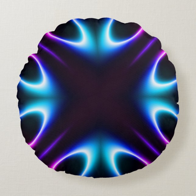 Almofada Redonda Crie seu próprio personalizado (Frente)