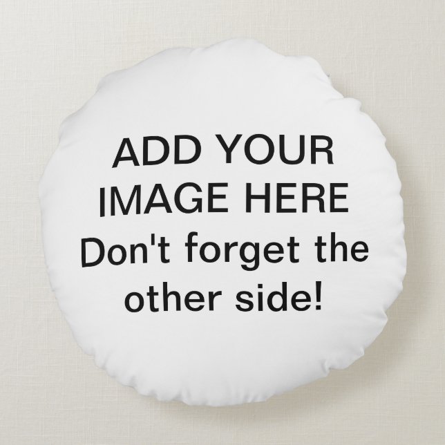 Almofada Redonda Crie Seu Próprio Travesseiro Mandala Round Persona (Verso)