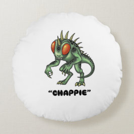 Almofada Redonda Criptide Chupacabra "Chappie"