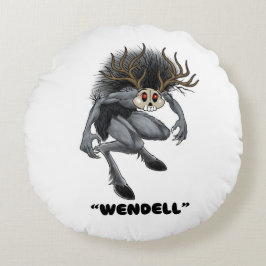 Almofada Redonda Criptide Wendigo "Wendell"