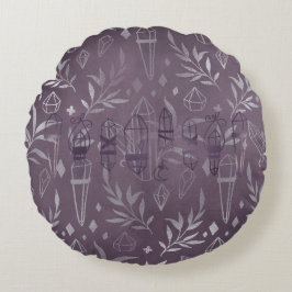 Almofada Redonda Cristais