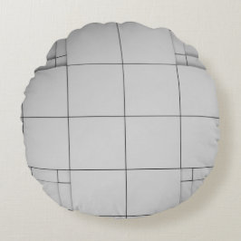 Almofada Redonda Cubos abstrato