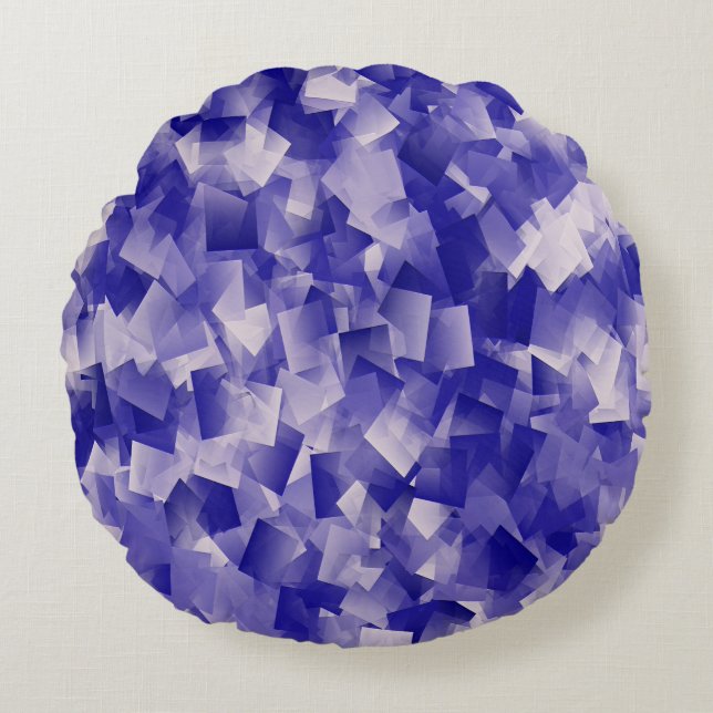 Almofada Redonda Cubos de gelo.... (Frente)